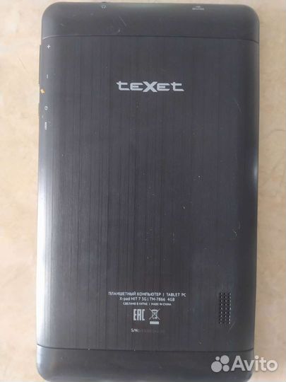Планшет Texet