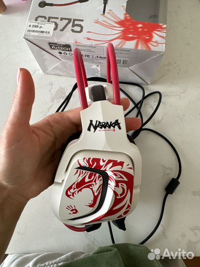 Гарнитура с микрофоном А4Tech Bloody G575