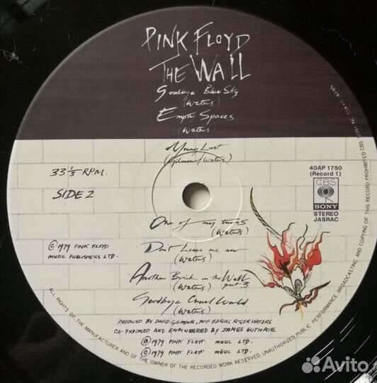 Pink floyd the wall 1979