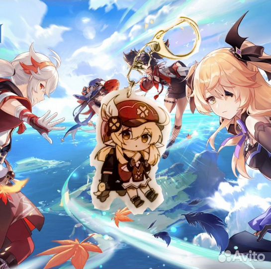 Брелок аниме геншин