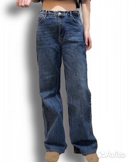 Джинсы zara синие