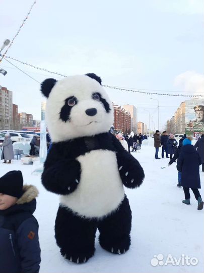 Надувной костюм панда