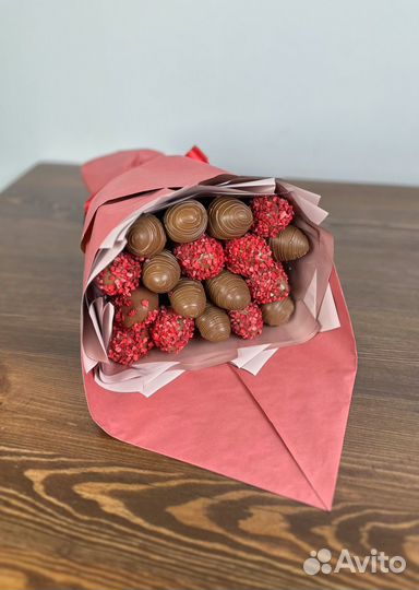 Букет из клубники в шоколаде