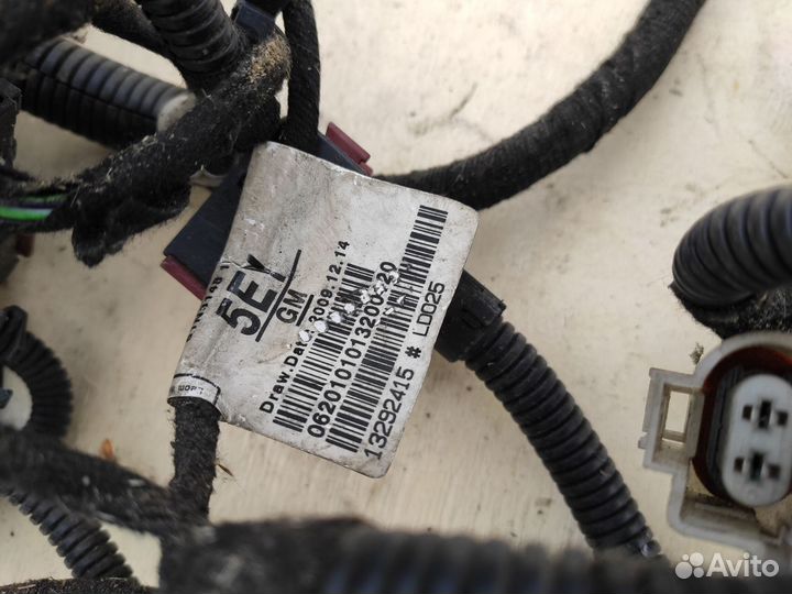 Проводка передней части фар на Opel Astra J