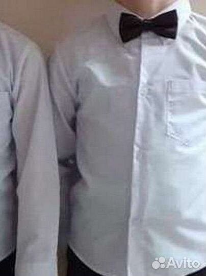 Рубашка белоснежная на мальчика