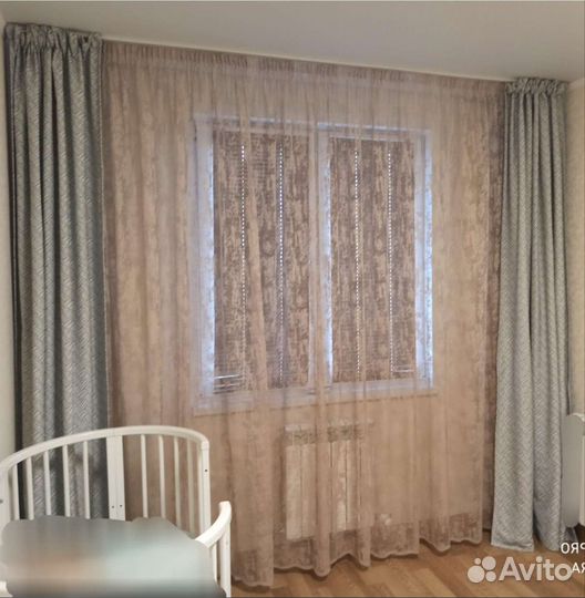 Тюль Мрамор