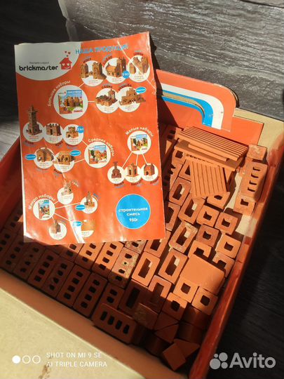 Конструктор из кирпичиков Домик запчасти