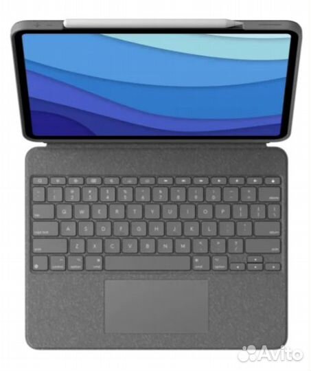 Чехол с клавой iPad pro 12.9 logitech combo touch