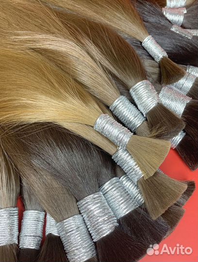 Детские волосы некрашеные, 40см