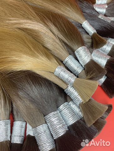 Детские волосы некрашеные, 40см