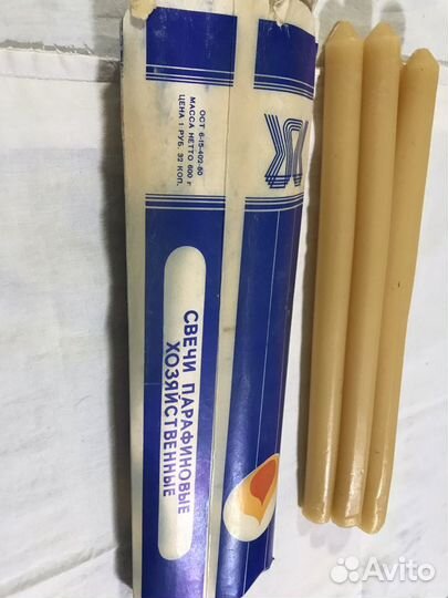 Свечи парафиновые