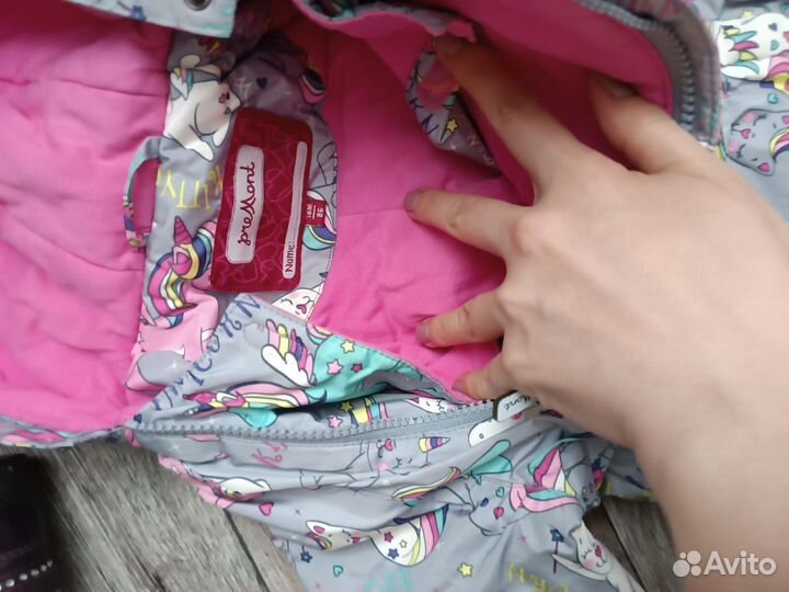 Комбинезон premont 86-92 деми,ботиночки, ветровка