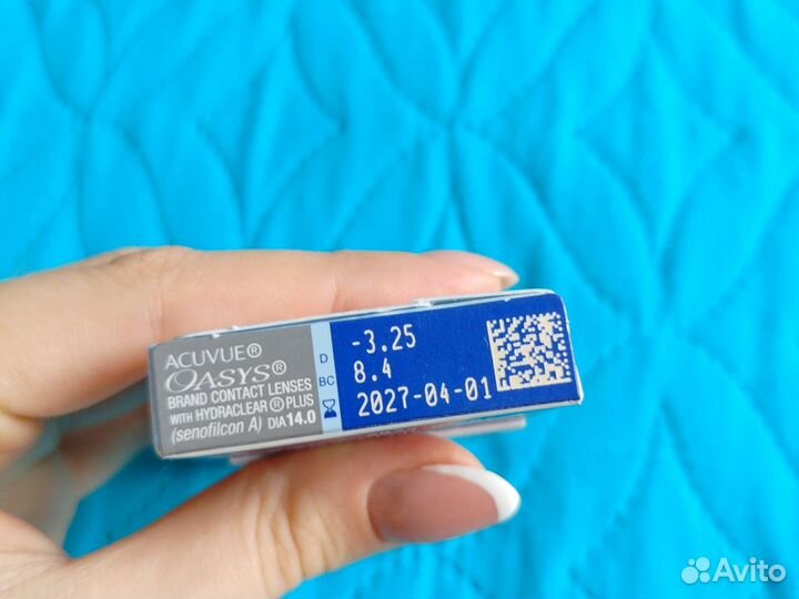 Линзы 2 пары на -3, 25