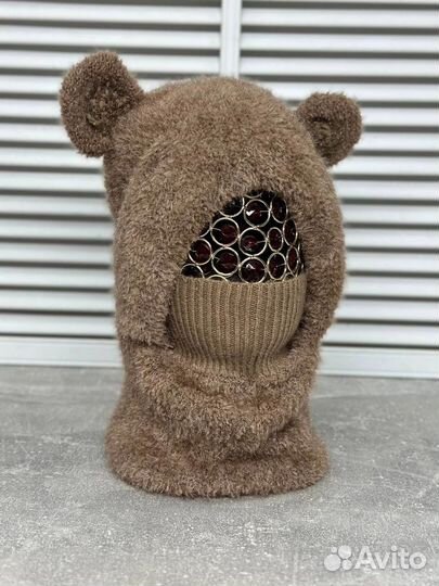 Шапка капор с ушами