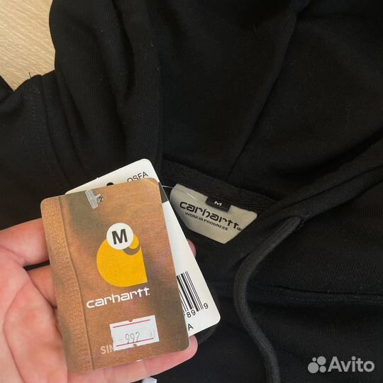 Худи Carhartt чёрного летний