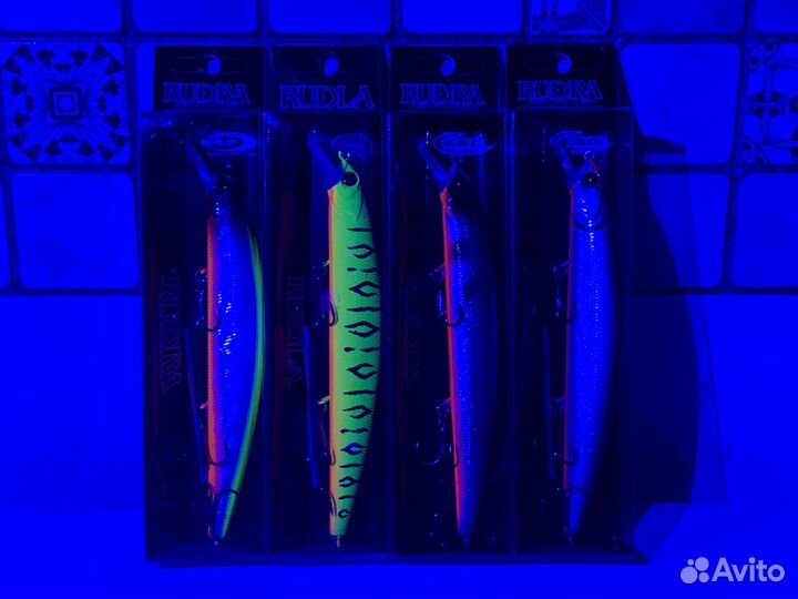 Воблеры OSP Rudra 130 sp. Набор из 4-х штук