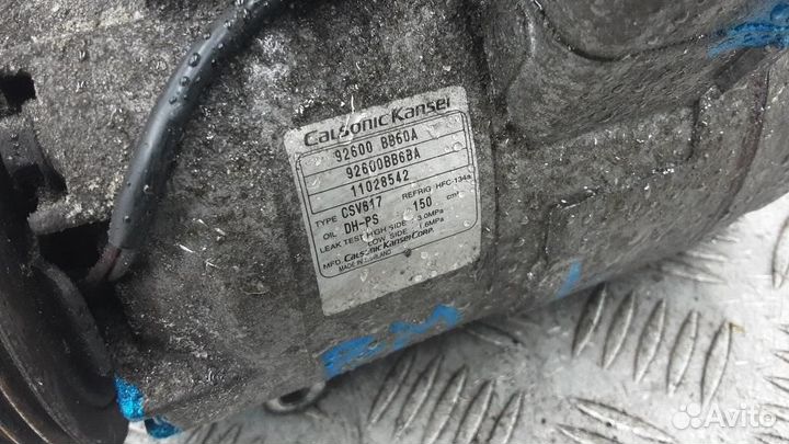 Компрессор системы кондиционирования Nissan Qashqa