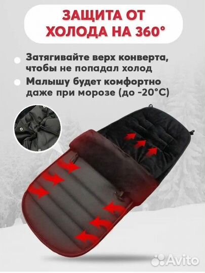 Конверт в коляску, санки