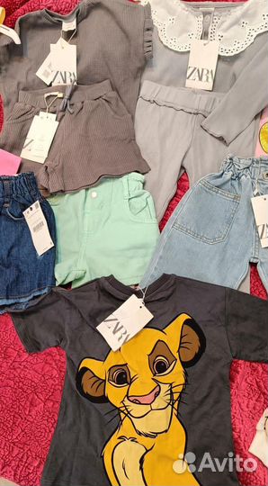 Новые летние вещи для девочки 92-98 Zara