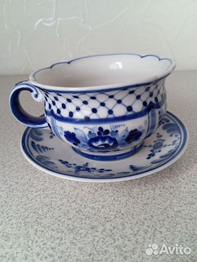 Чашка чайная гжель