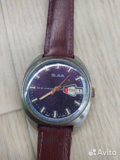 Часы слава СССР. Механика. Обслужены