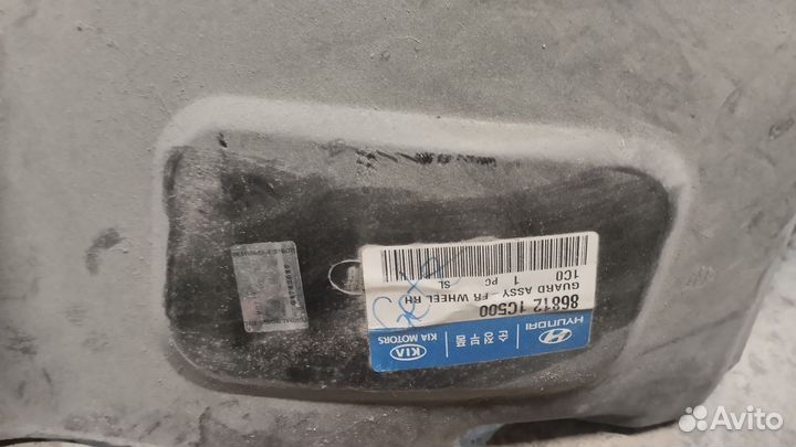 Hyundai getz подкрылок правый передний новый