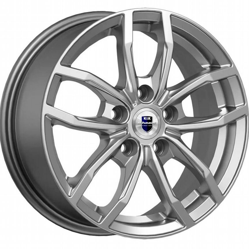 Диски K&K Фрост 6.5x15 5x100 ET45 D67.1 Дарк платинум