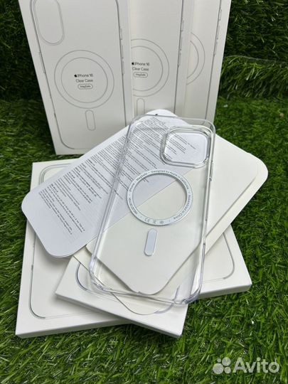Чехол iPhone 16 Pro Clear Case Magsafe