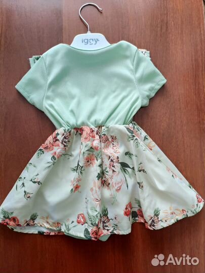 Платье боди для девочки 68 74