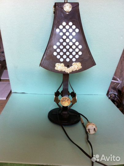 Лампа настольная из СССР винтаж