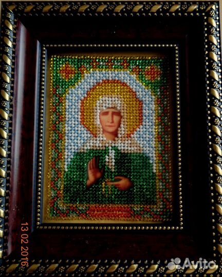 Иконы вышитые бисером