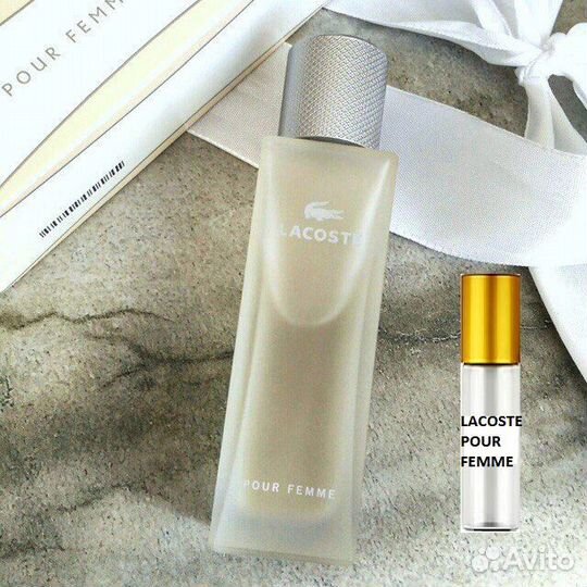 Lacoste pour femme, духи высокой концентрации