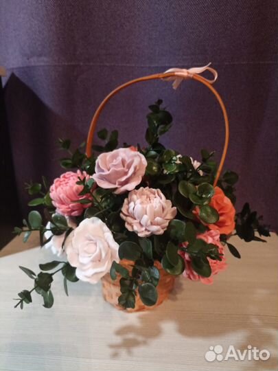 Букет из мыла ручной работы