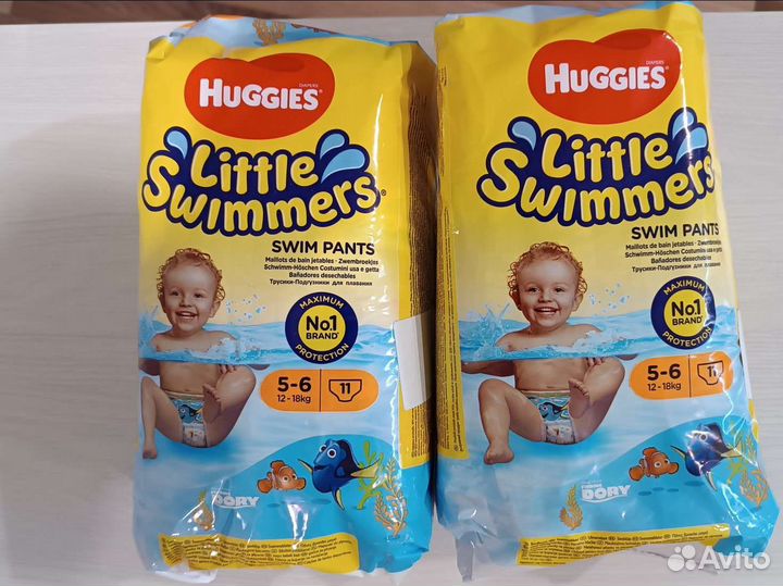 Трусики для плавания Huggies 5-6