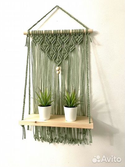 Полка макраме