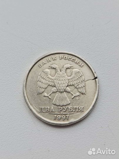 Монета 2 р спб редкий брак