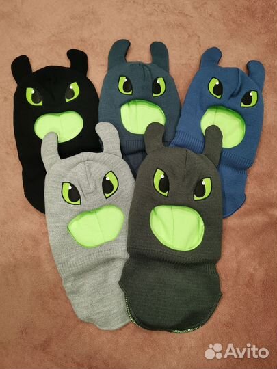 Шапка-шлем, балаклава детская, 52 р