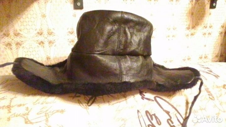 Шапка ушанка офицерская вмф