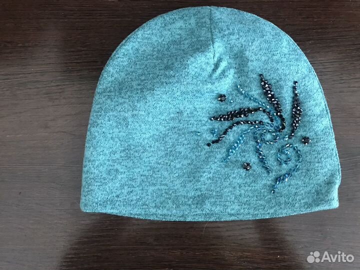 Комплект шапка и шарф на весну