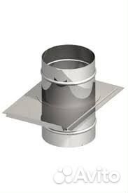 Шибер-задвижка нерж. (1мм) D115