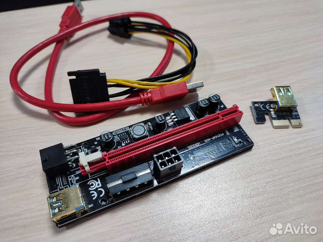 Райзер для видеокарт ver 009s Новые, много