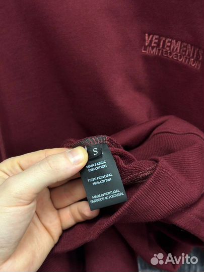 Худи Vetements (Бордо)