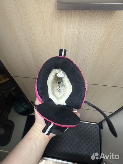 Сапожки замние для девочки 23 р