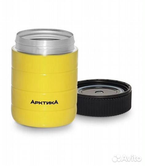Термос для еды Арктика 307-480, 0.48 л, желтый, че
