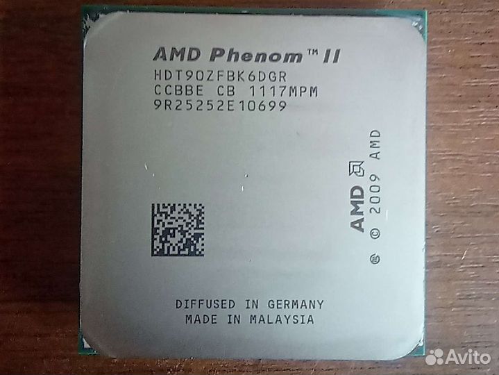 Процессор amd phenom ii x6 1090t black edition