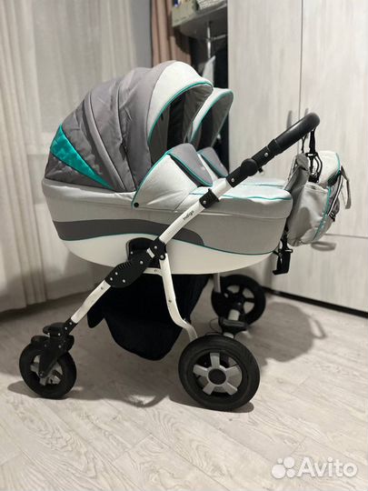 Коляска для двойни 2 в 1 Indigo Carlotte Sity DUO