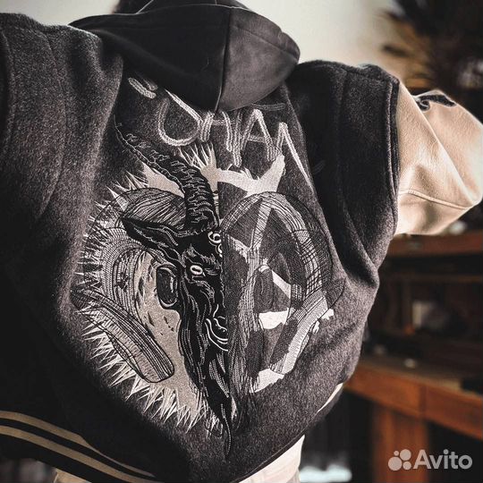 Бомбер balenciaga type satan y2k