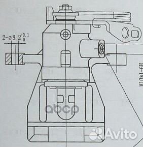 Суппорт торм. для а/м Ford Mondeo IV (07) /Gala