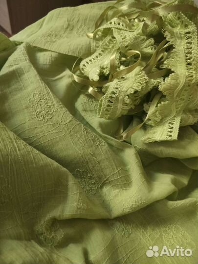 Ткань и тесьма на пошив