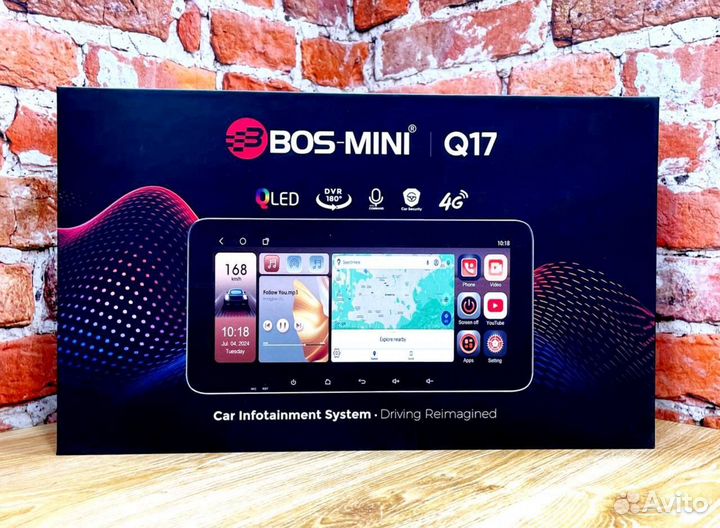 Магнитола Android Bos-Mini Q17 10,33